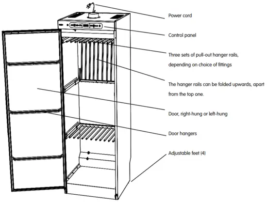 ELVITA CTS1195V Drying Cabinet - fig1
