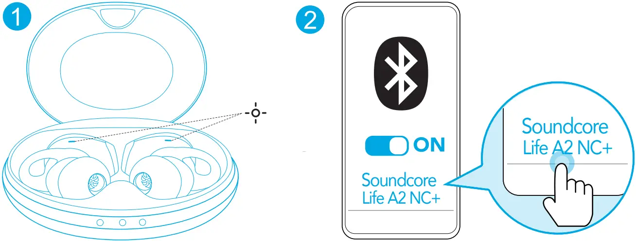 soundcore Life A2 NC 8 PAIRING 1