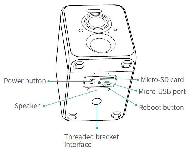 ZKTeco NG-C5300 Wireless Smart Battery Camera FIG 2