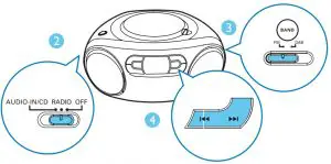 Tune to FM radio stations