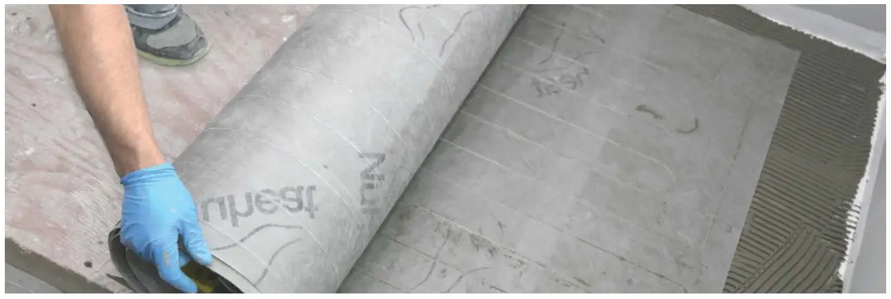 SECURING MAT TO THE SUBFLOOR