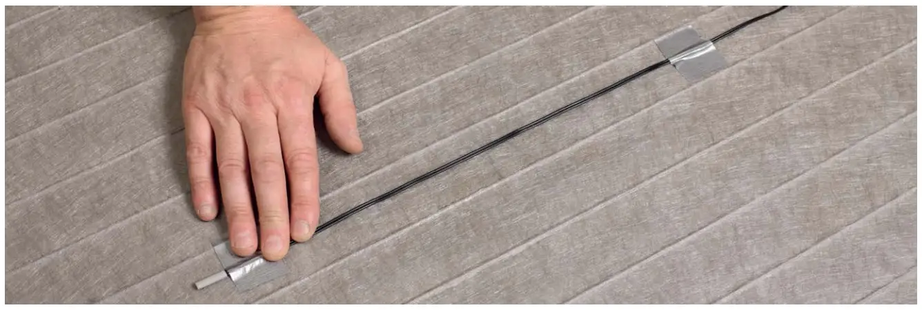 SECURING MAT TO THE SUBFLOOR