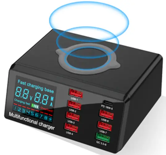 Shenzhen Dsenbor Technology T590 Wireless Charging and USB Output - Fig