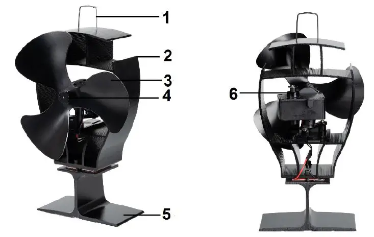 EUROM 365214 Kamin Vento Swing Fan 2