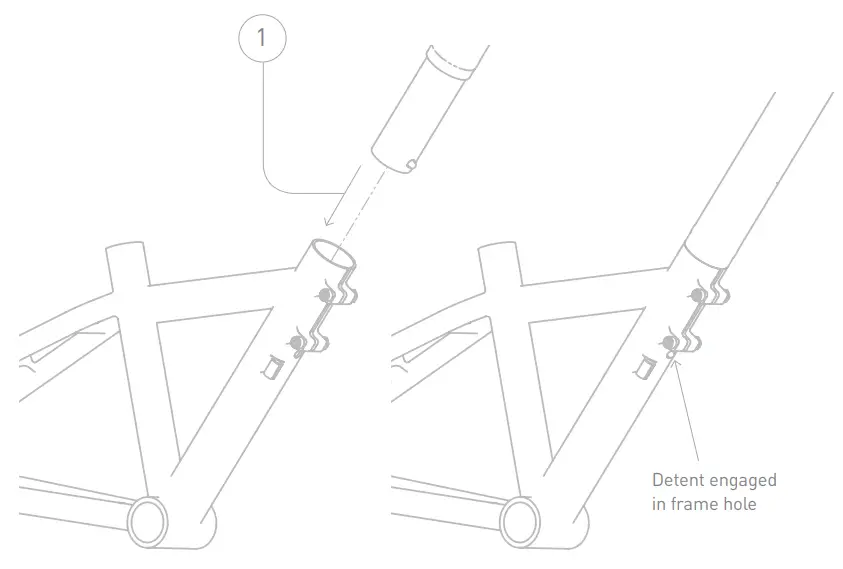 BURLEY BURPLTR Plus Trailercycle Bike Conversion Kit - fig 1