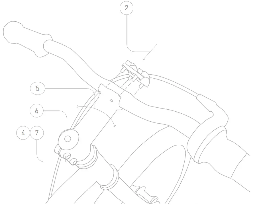 BURLEY BURPLTR Plus Trailercycle Bike Conversion Kit - fig 2