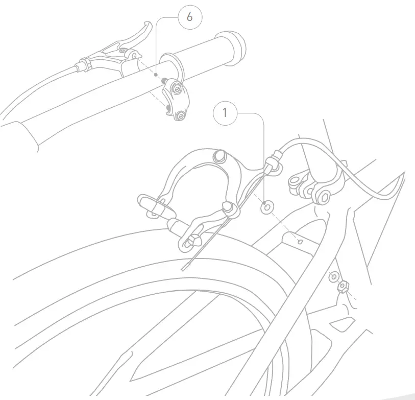 BURLEY BURPLTR Plus Trailercycle Bike Conversion Kit - fig 3