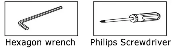 thdstatic 4bc931eb TV STAND Extendable Media Console - Installation Manual Tools you will need