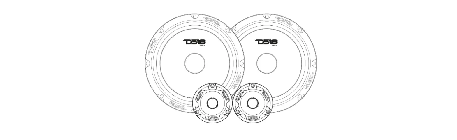 Ds18 Pro-gm8.4pk Mid And High Complete Package Loudspeaker Owner's Manual