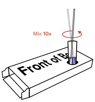 Speedy Swab Rapid COVID-19 Antigen Self-Test Instruction Manual - Completely immerse