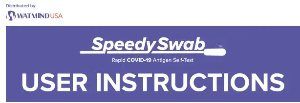 Speedy Swab Rapid COVID-19 Antigen Self-Test Instruction Manual