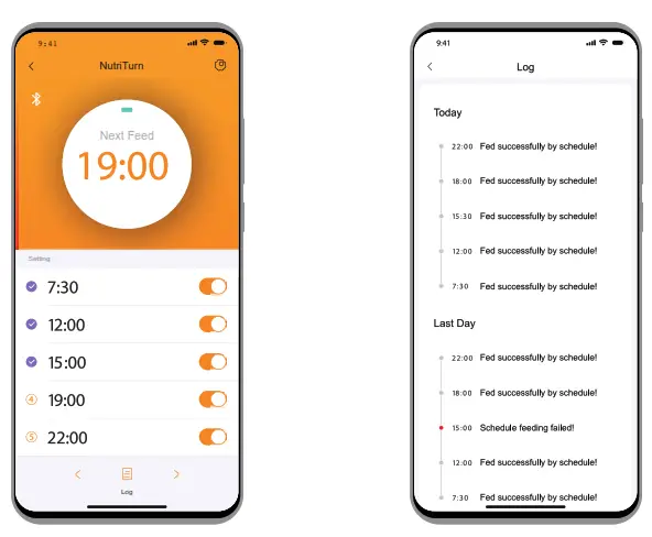 PETTADORE Nutri Turn Automatic Feeder - Connect feeder