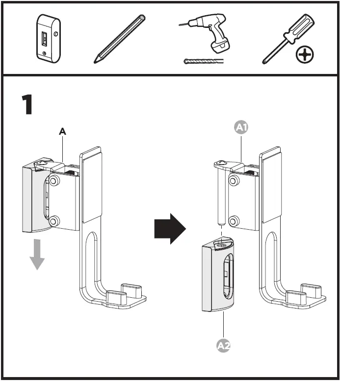 NorStone SB-631 Rotative Wall Mount for Sonos One 02