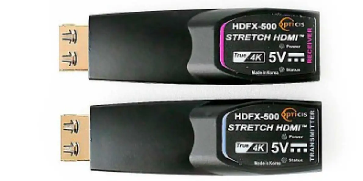 Opticis Hdfx-500-tr One (1) Fiber Detachable Hdmi 2.0 Extender User Manual