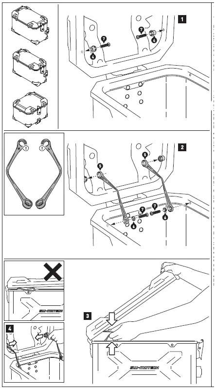 SW-MOTECH ADV.11.900.75000 Adventure Set Instruction fig 12