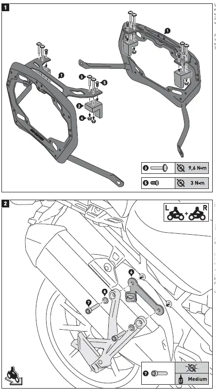 SW-MOTECH ADV.11.900.75000 Adventure Set Instruction fig 3