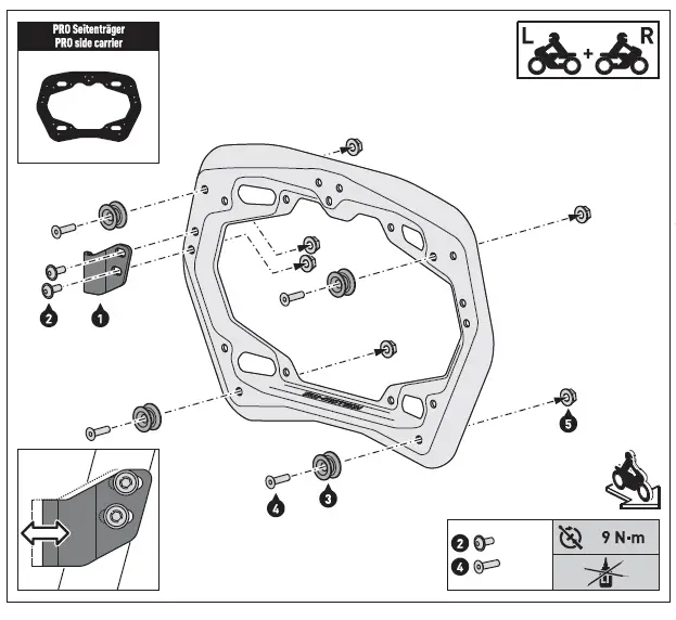 SW-MOTECH ADV.11.900.75000 Adventure Set Instruction fig 7