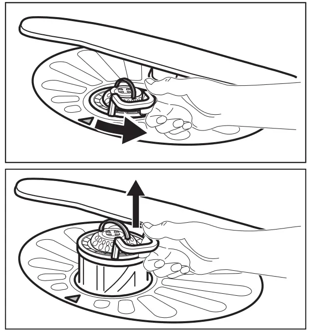 neue Dishwasher - Remove the filter