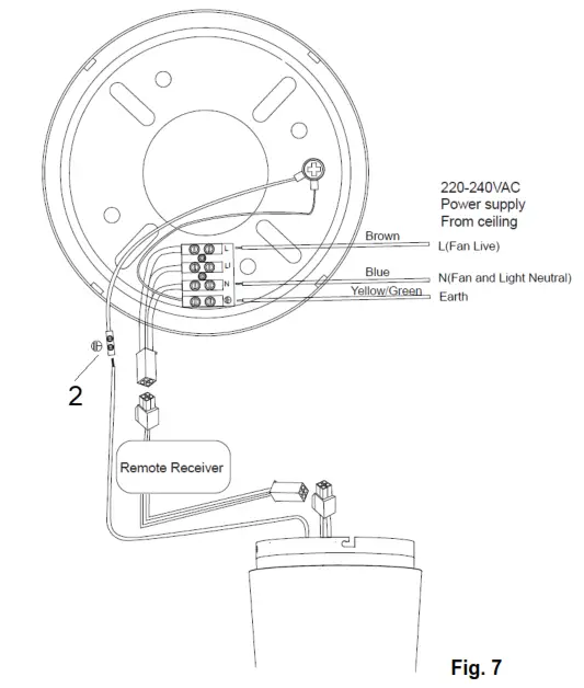 LUCCI 213002 Airfusion Aria CTC Ceiling Fan - Fig. 7