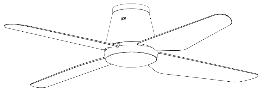 LUCCI 213002 Airfusion Aria CTC Ceiling Fan
