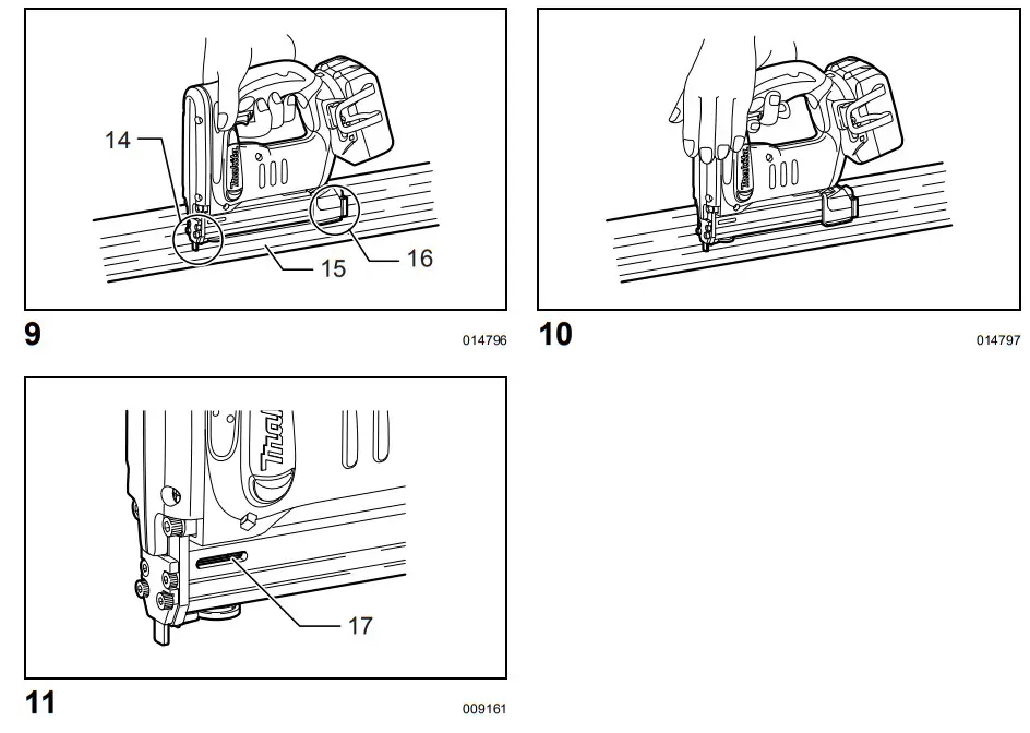 makita DST220 Li-Ion LXT Second Fix Cordless Stapler - Figure 2