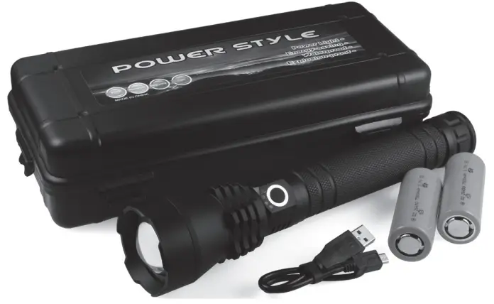 LEMONLITE Flashlight - PACKAGE INCLUDES