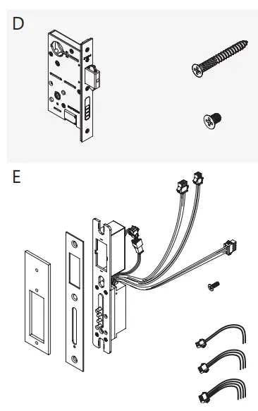 INOX-=PD97ES-Electrified-Mortise-Lockset-for-Sliding-Door-FIG-2