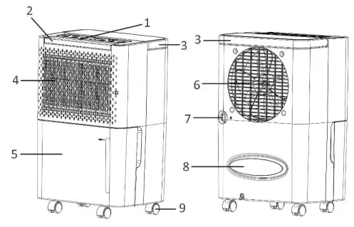 emerio DH-127350.1 Dehumidifier - DESCRIPTION