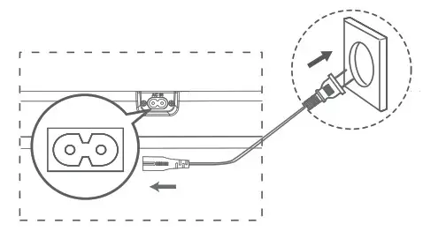 Hisense HS214 2.1 Channel Sound - Connect Power