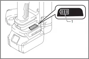 Indicating the remaining battery capacity