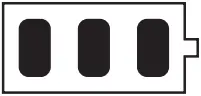 Remaining battery capacity - 50% to 100%
