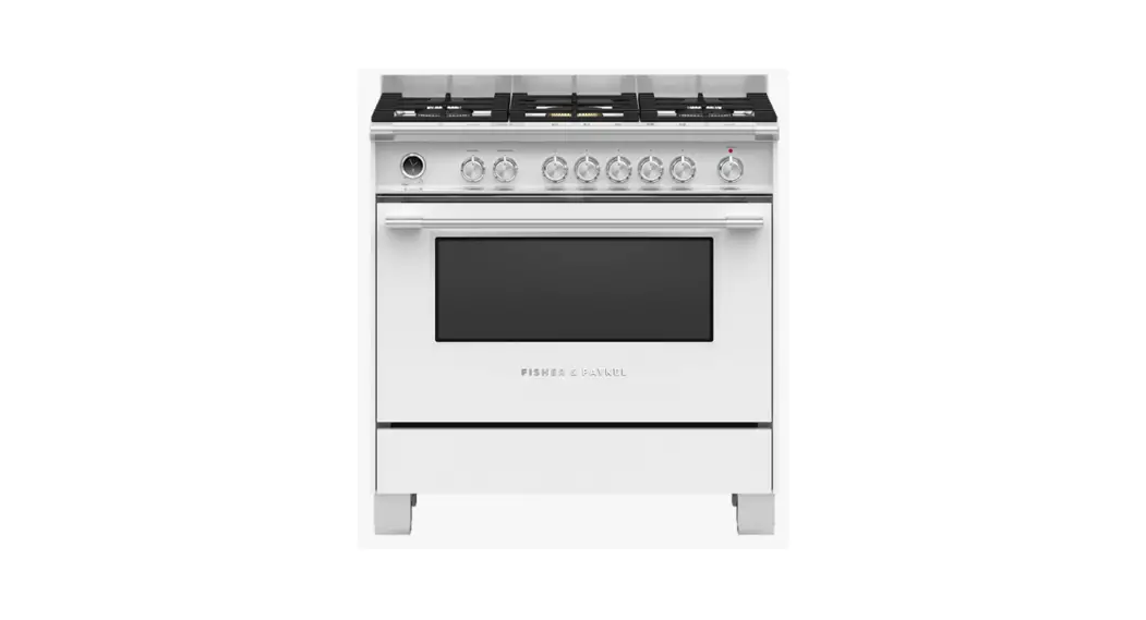 Fisher Paykel Or90scg6w1 Freestanding Cooker Dual Fuel 90cm 5 Burners Self Cleaning Instruction Manual