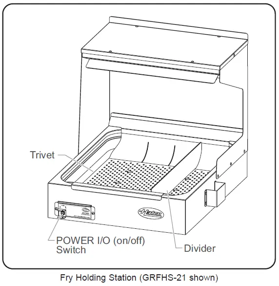 Hatco-GRFHS-Series-Glo-Ray-Fry-Holding-Station-Chauffe-Frites-fig-1