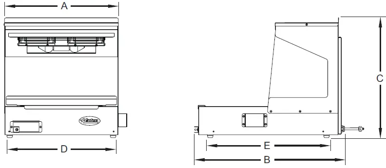 Hatco-GRFHS-Series-Glo-Ray-Fry-Holding-Station-Chauffe-Frites-fig-4