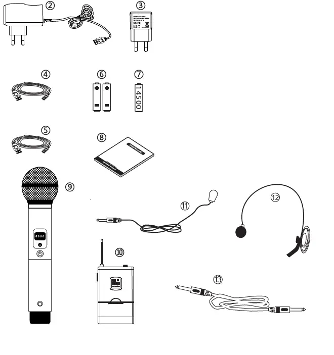 Pyle-=PDWM1950-Wireless-Microphone-System-Fig-2