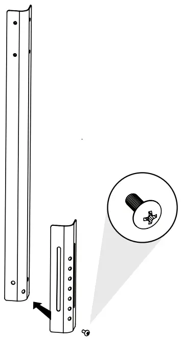 LUXOR DTWS002 Shop Desk w Pigeonhole Bin Unit - FIG 2