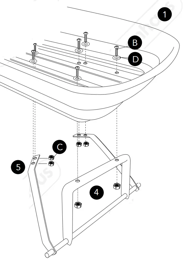 VonHaus 2515213 75LTR Garden Dump Truck fig 7