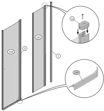 RAVAK CRV2-100 Shower Cabin - 10