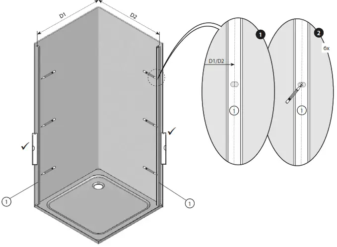 RAVAK CRV2-100 Shower Cabin - 11