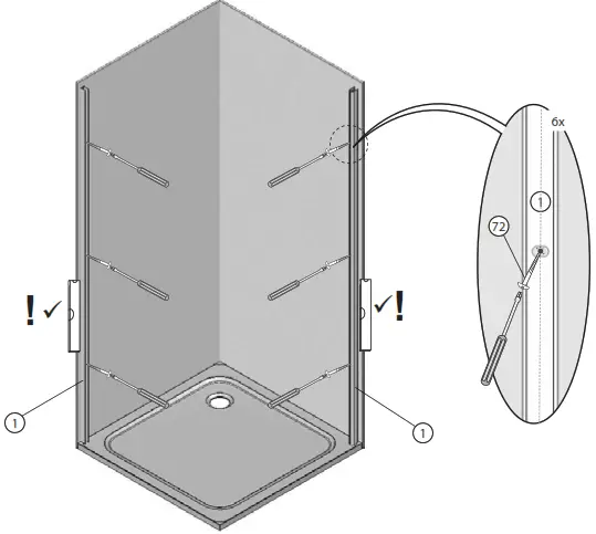 RAVAK CRV2-100 Shower Cabin - 13