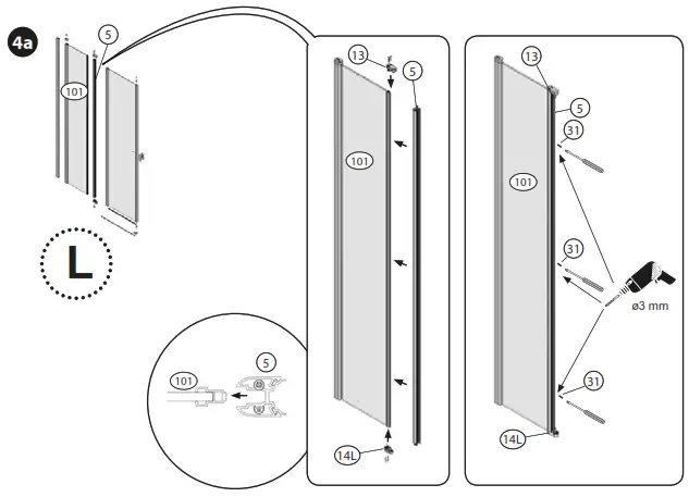 RAVAK CRV2-100 Shower Cabin - 8