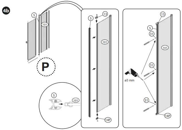 RAVAK CRV2-100 Shower Cabin - 9