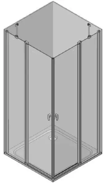 RAVAK CRV2-100 Shower Cabin