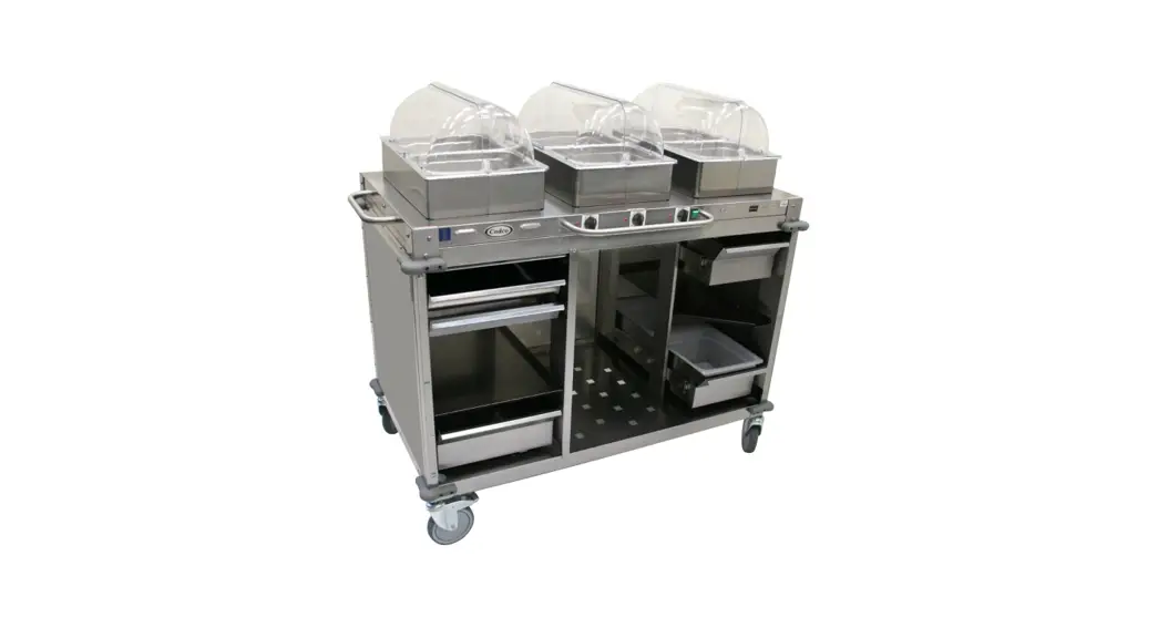 Cadco Cbc-hhh-lst-4 Stainless Steel Mobileserv 3 Bay Mobile Hot Buffet Cart User Manual Cadco Cbc-hhh-lst-4 Stainless Steel Mobileserv 3 Bay Mobile Hot Buffet Cart User Manual