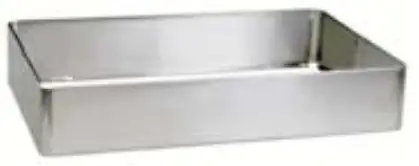 Cadco CBC HHH LST 4 Stainless Steel MobileServ 3 Bay Mobile Hot Buffet Cart -holder kide 2