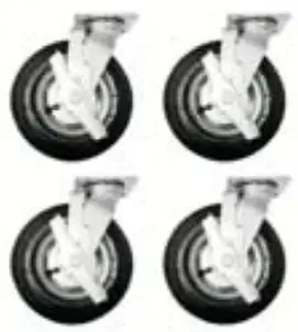 Cadco CBC HHH LST 4 Stainless Steel MobileServ 3 Bay Mobile Hot Buffet Cart -holder kide 4