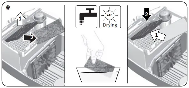 Cleaning instruction