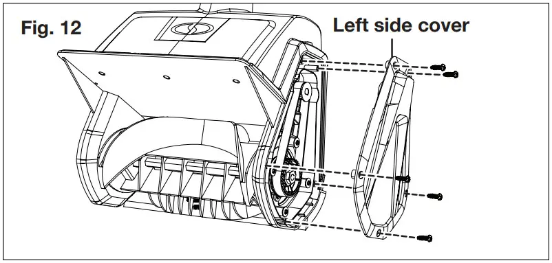 SUN JOE 24V SS13 XR RM Cordless Snow Shovel - FIGURE 13