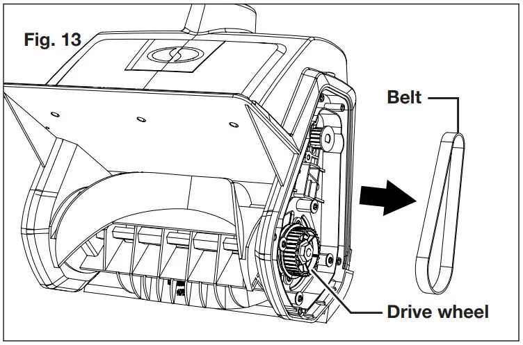 SUN JOE 24V SS13 XR RM Cordless Snow Shovel - FIGURE 14