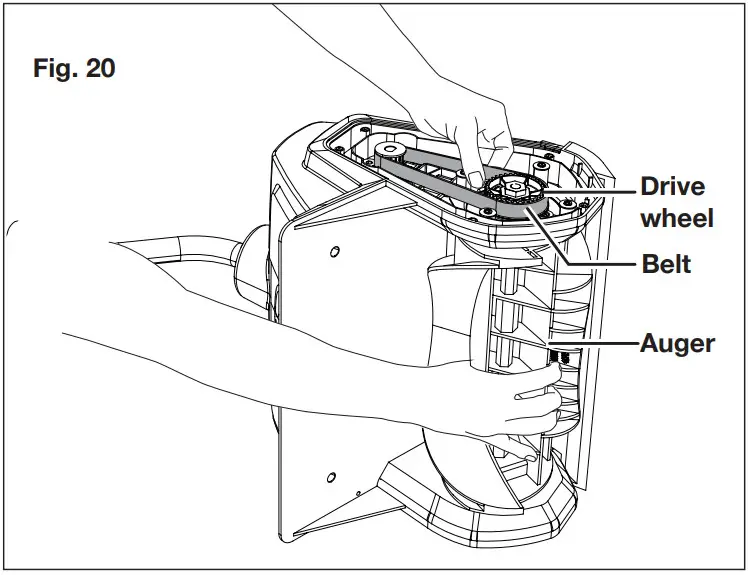 SUN JOE 24V SS13 XR RM Cordless Snow Shovel - FIGURE 21